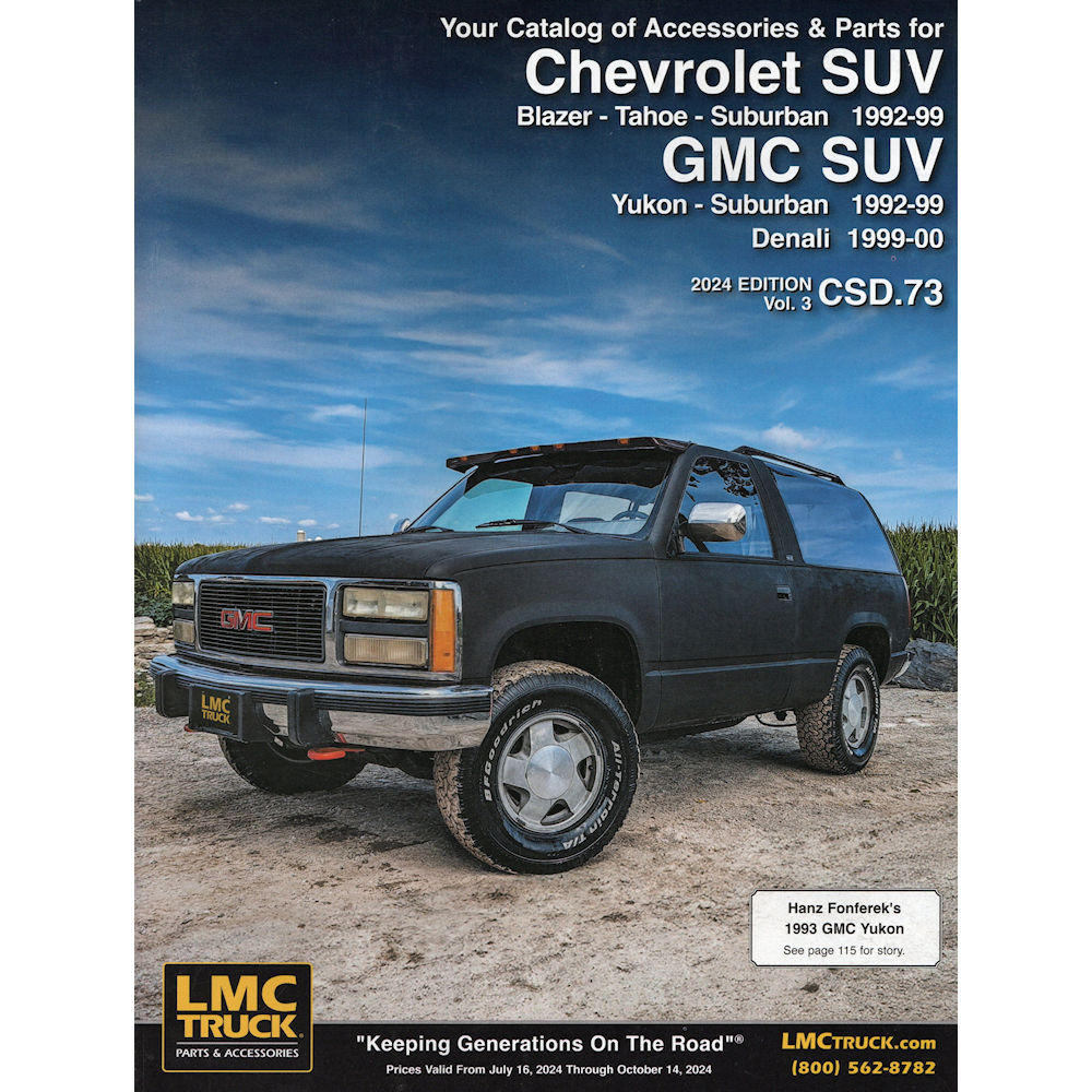 LMC Parts Catalog for 1992-99 Chevrolet Tahoe/Suburban