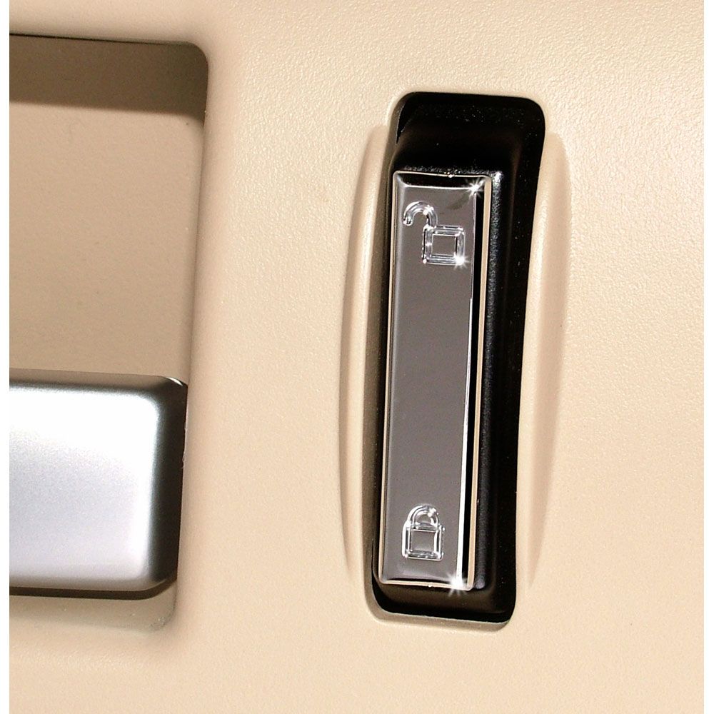 mustang door lock cover