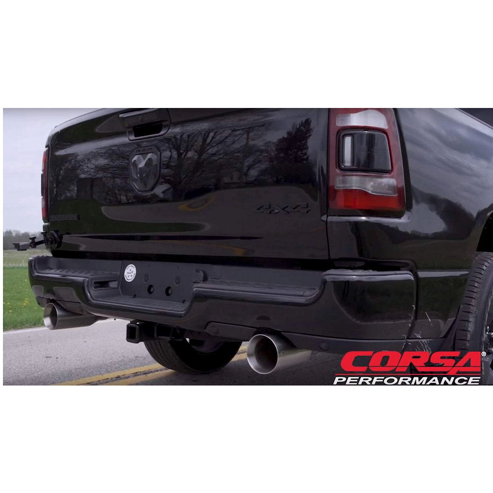 Corsa Performance Stainless Steel Exhaust System 19 21 Dodge Ram 1500 5521