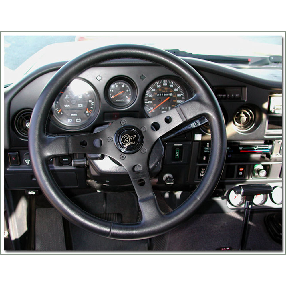 Leather Steering Wheel Billet 15 inch Formula GT from Grant Products