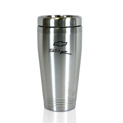 Stainless Steel Coffee Mug With Chevy Ssr Logo For Cupholders