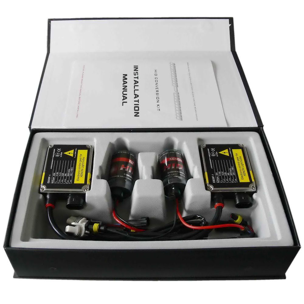 H4 Xenon HID Lighting Conversion Kit (10000k) from GT HID for Automobiles